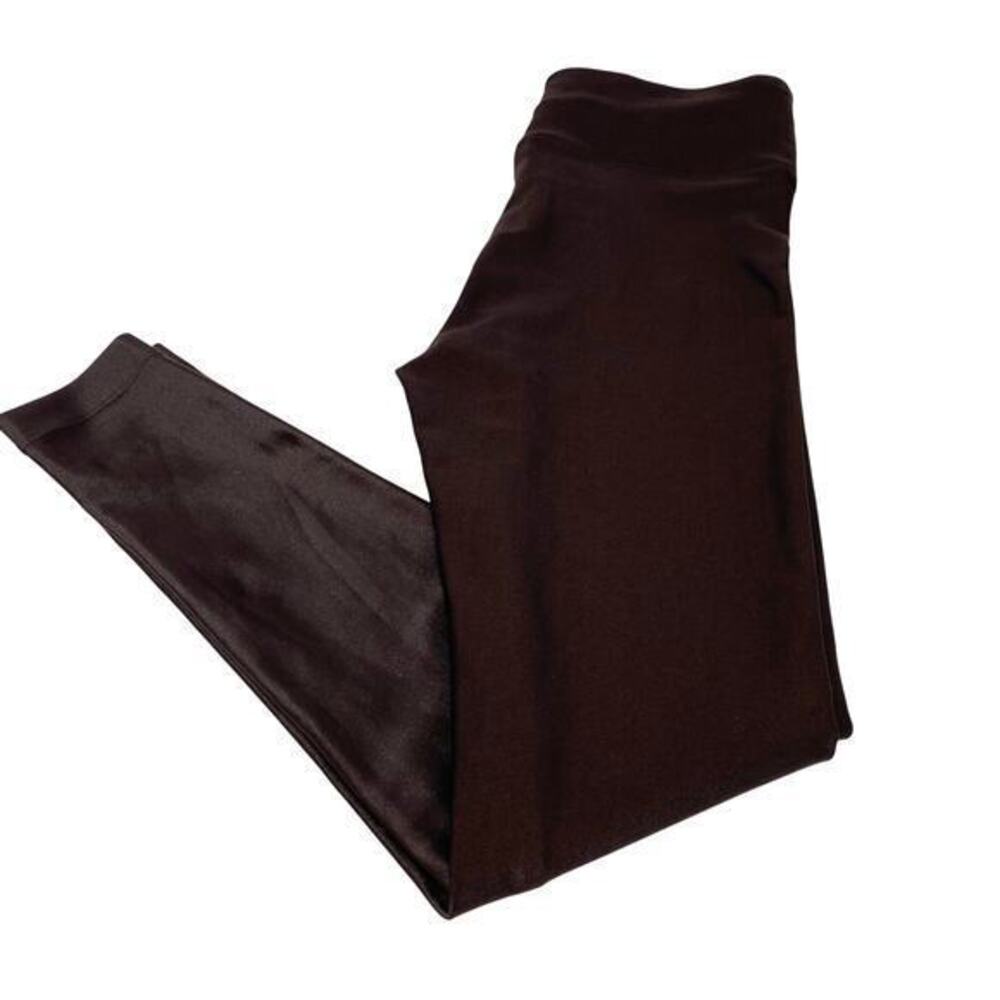 Koral Leggings Womens XS Brown Lustrous Shine Made in USA Festival Dance
